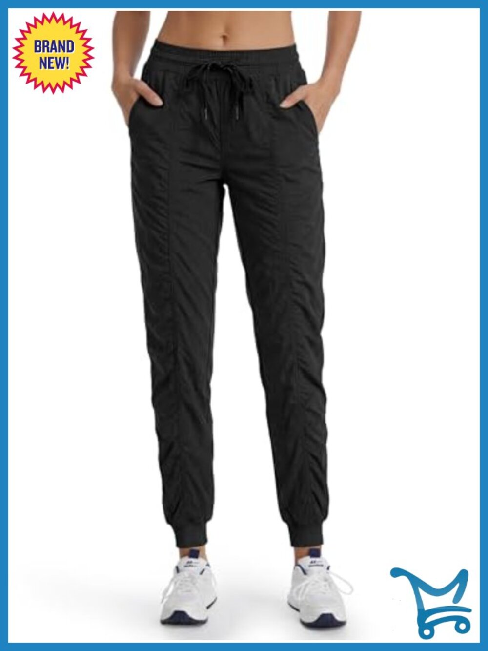 Tall Women's Lightweight Joggers Tapered Athletic Workout Pants Nylon
